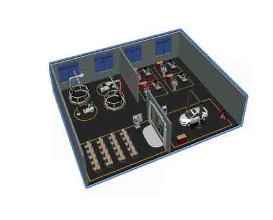 吉利帝豪EV450電動汽車整車教學(xué)實訓(xùn)系統(tǒng)