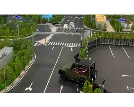 天津無人駕駛實訓(xùn)沙盤模擬